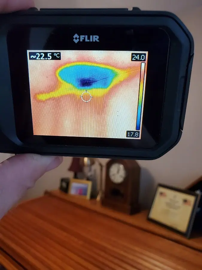 Thermal imaging inspection for water damage in Blairstown