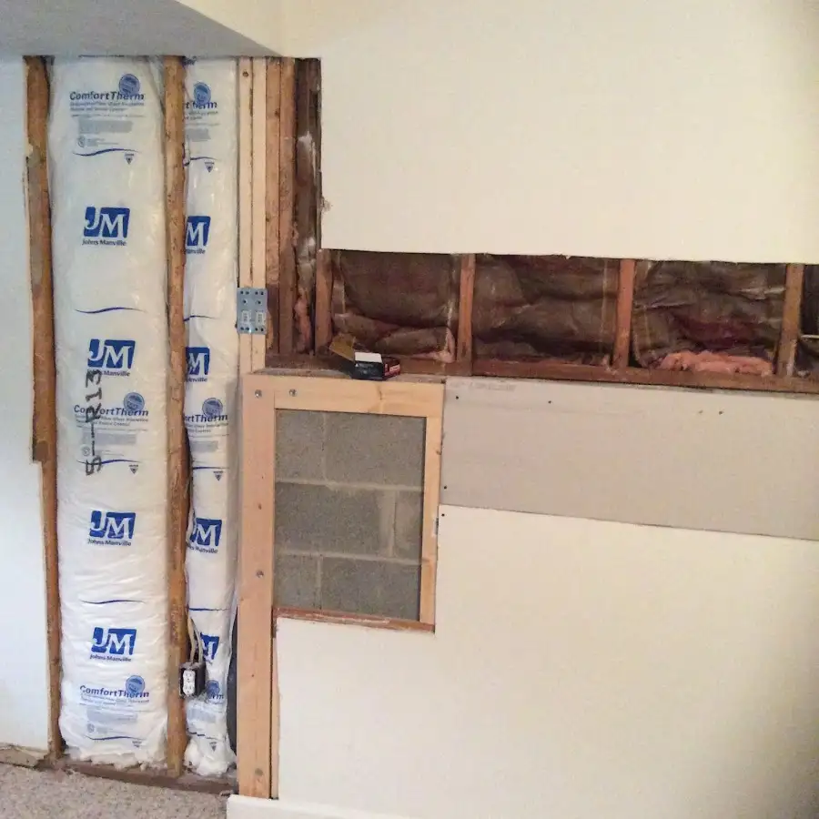 Wall insulation replacement during Structural Drying in Blairstown